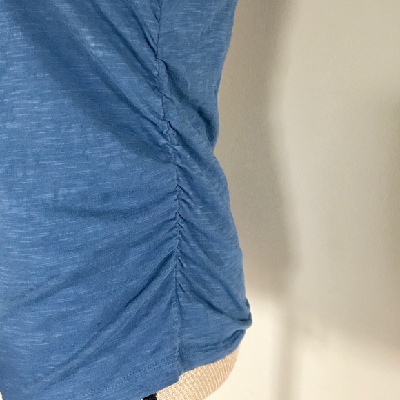 •Belly by Design• ruched peasant top - Picture 3 of 5